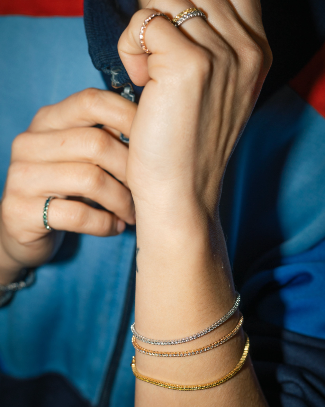 Tsien Jewellery - Bracelet Tennis Classique Blanc