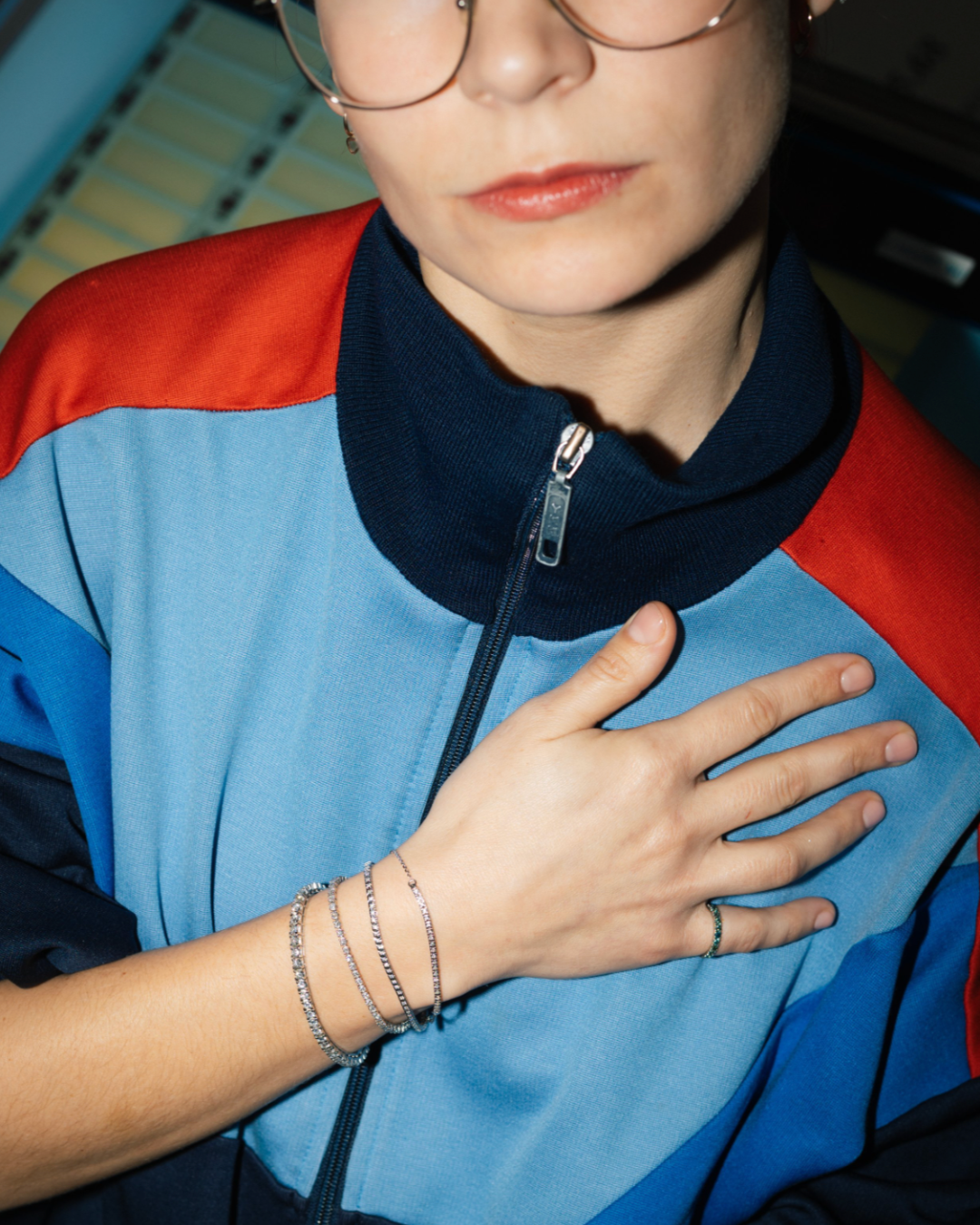 Tsien Jewelery - Faceted Tennis Bracelet