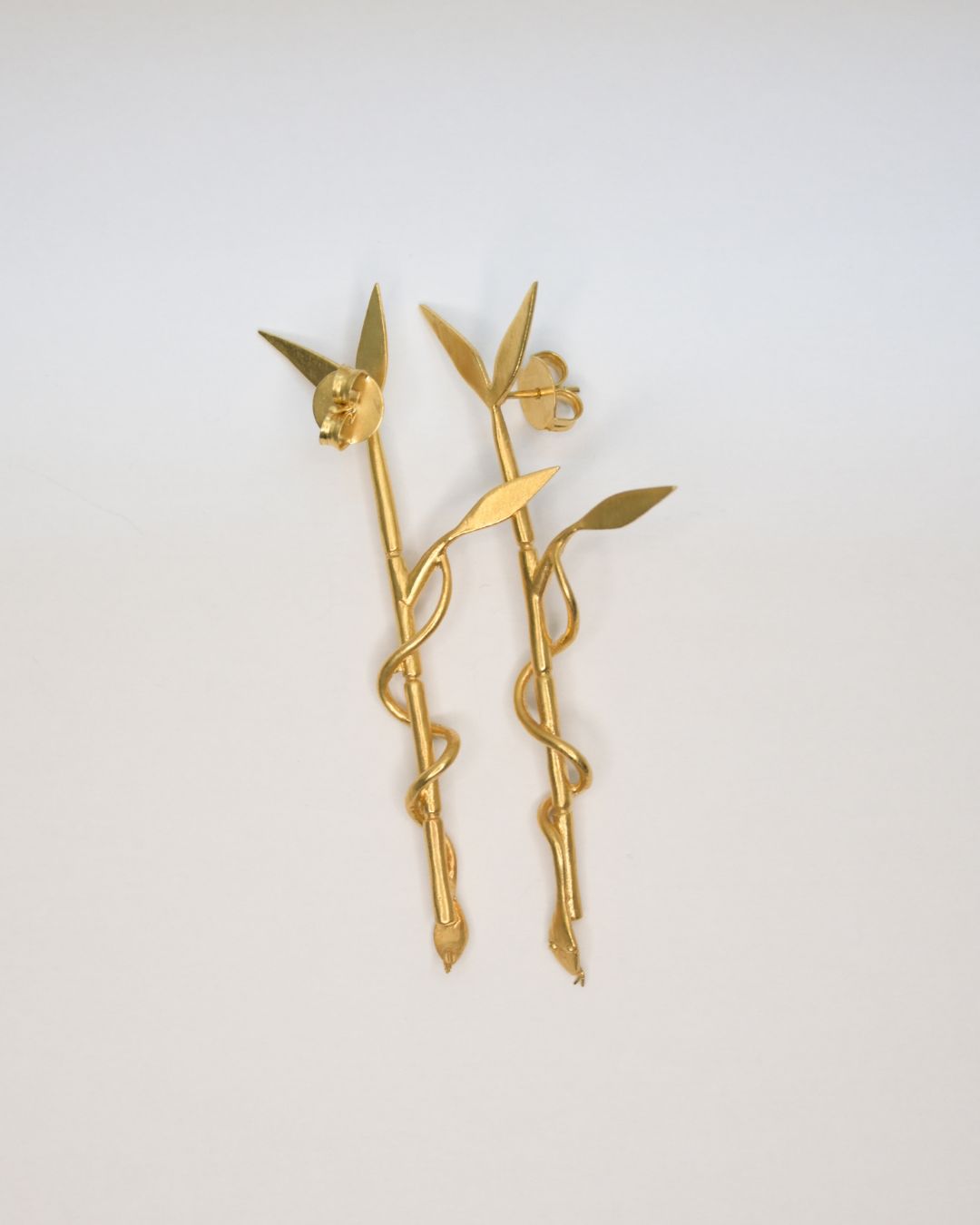 Caroline Du Chastel - Boucles d'oreilles Bamboo Snake