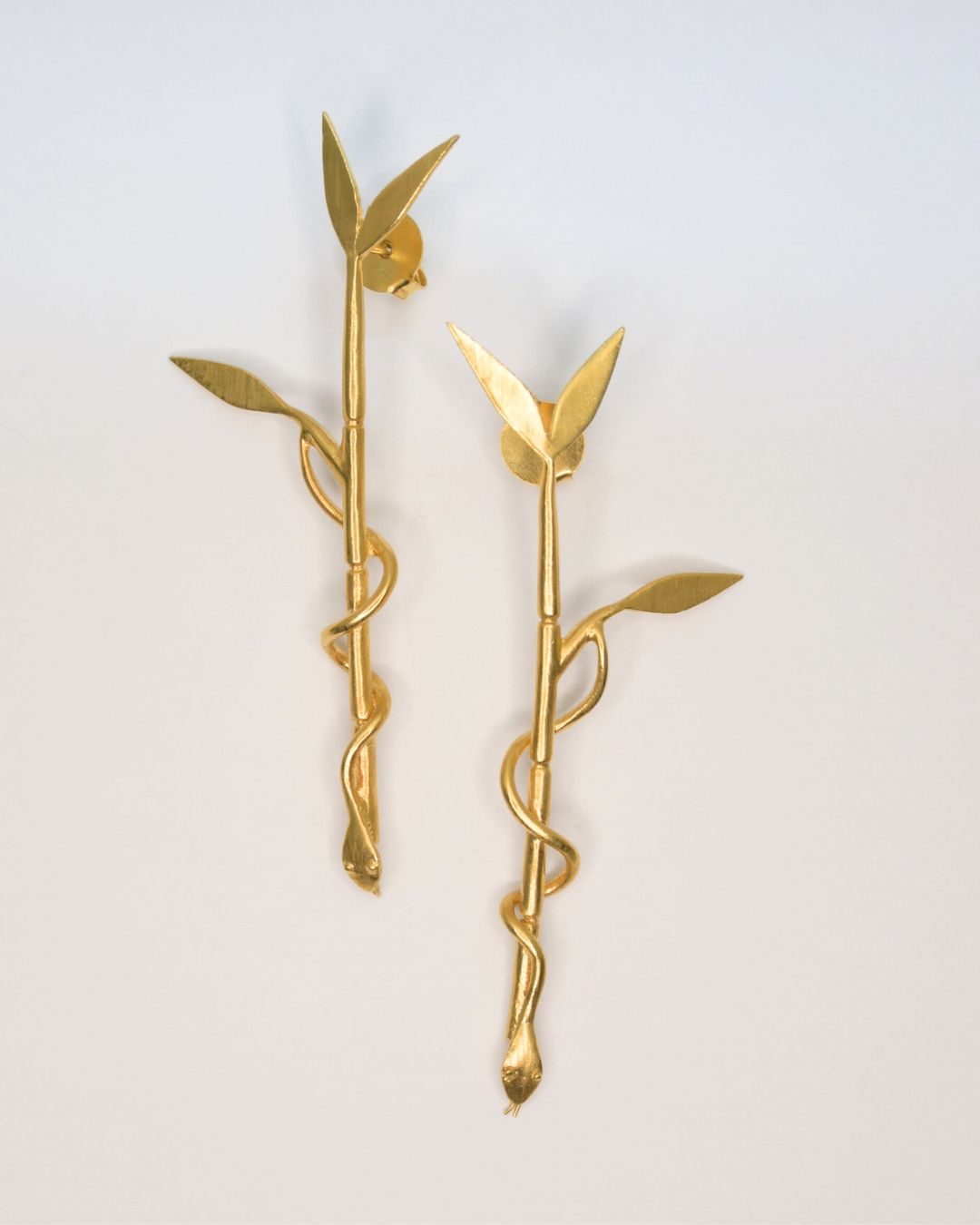 Caroline Du Chastel - Boucles d'oreilles Bamboo Snake