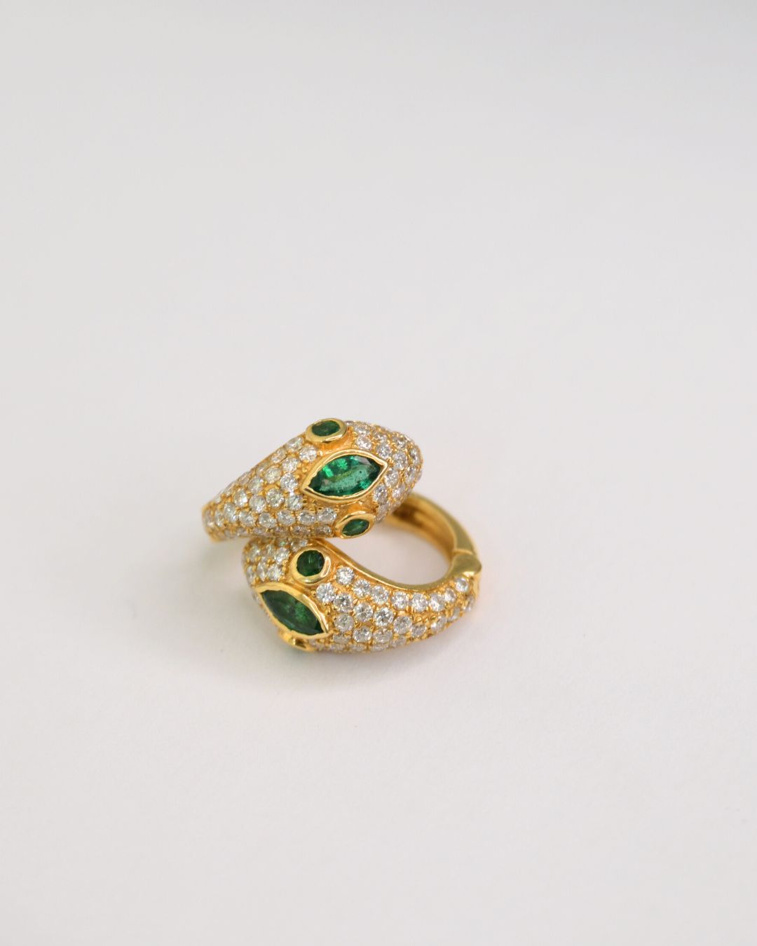 Axelle Delhaye - Boucles d'oreilles Serpent