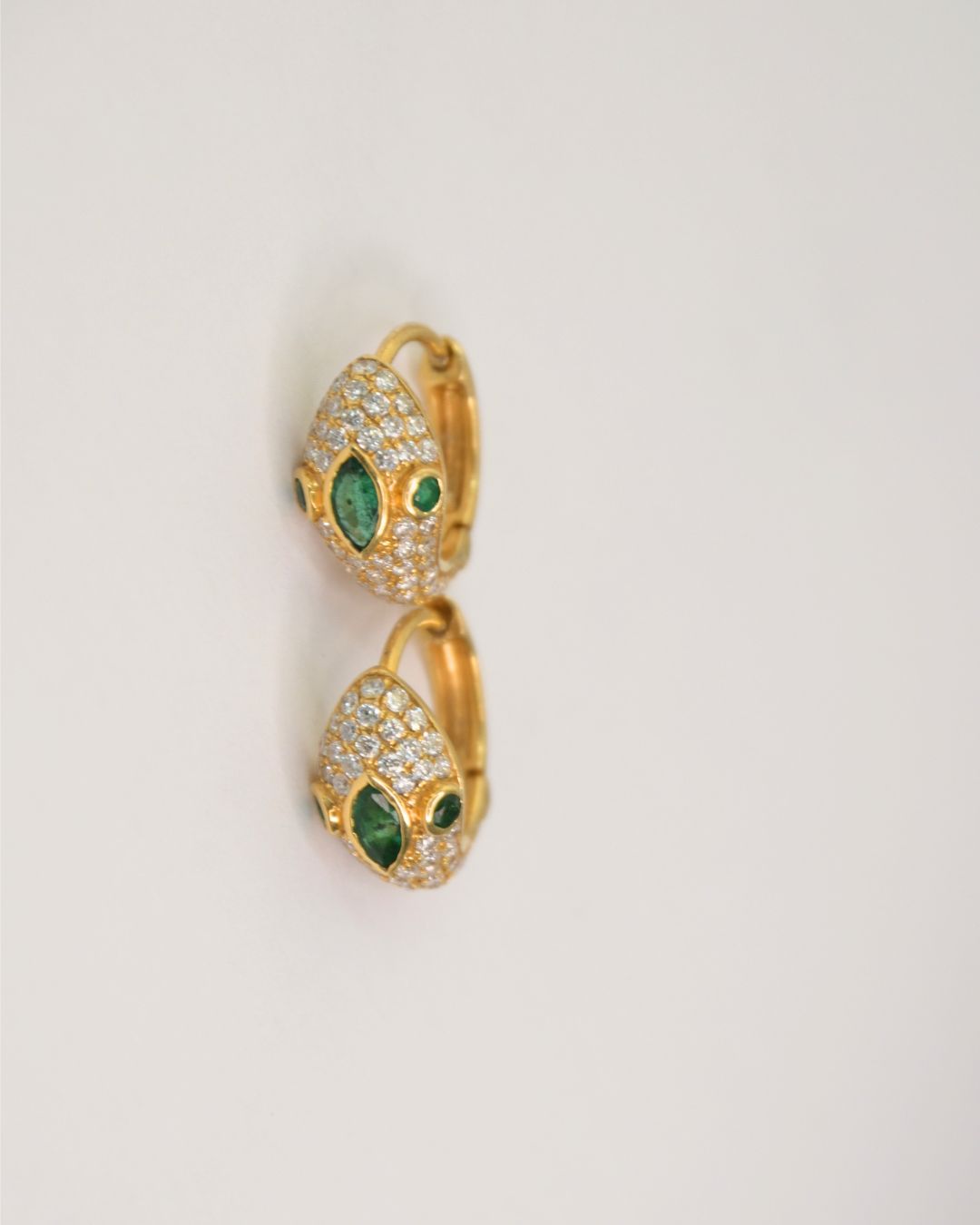 Axelle Delhaye - Boucles d'oreilles Serpent