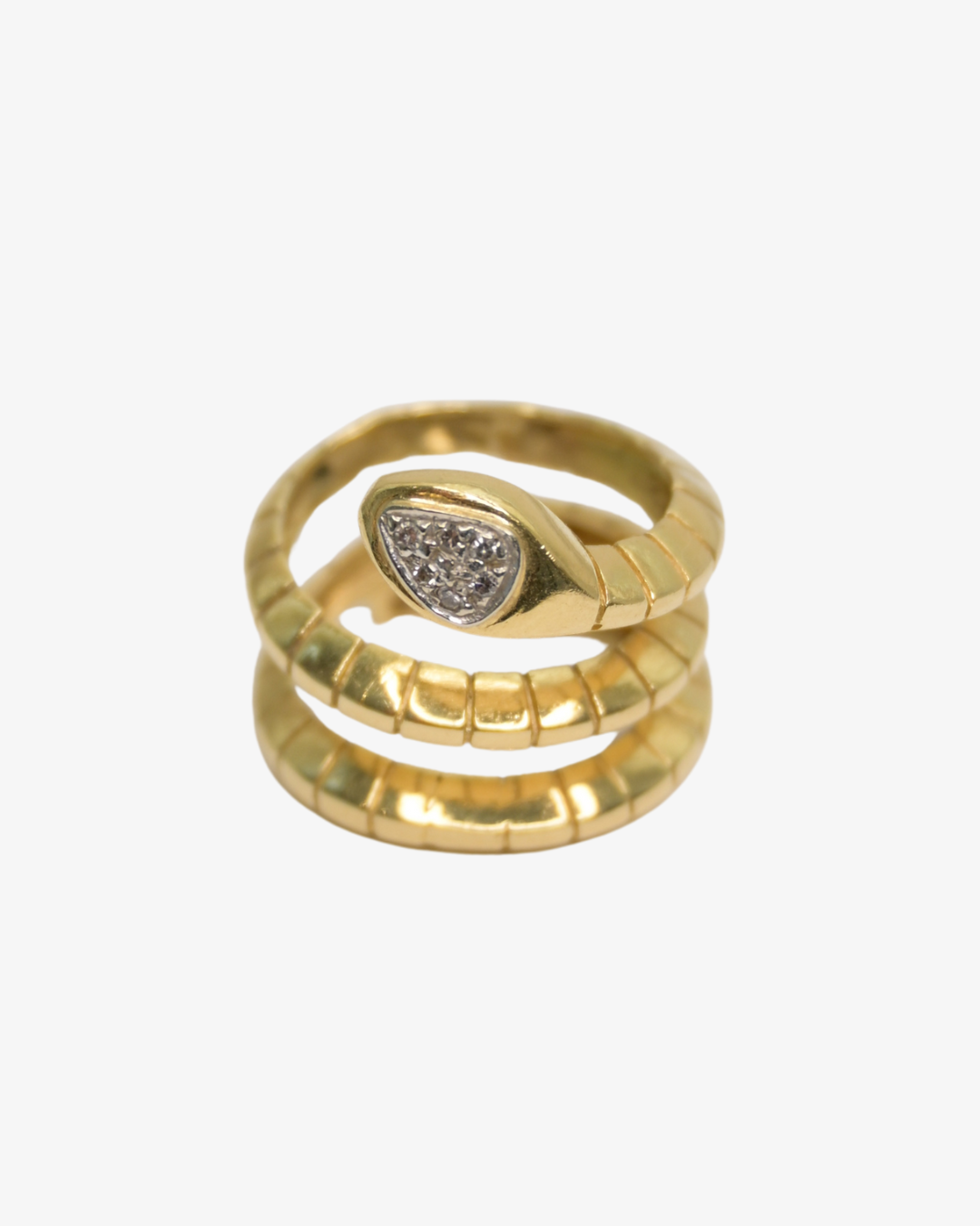 Axelle Delhaye - Bague Serpent Or et Diamants