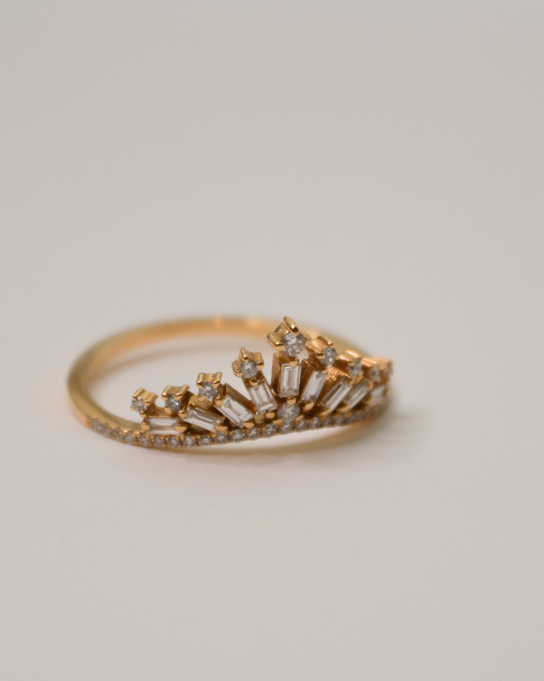 Axelle Delhaye - Bague Couronne Or Rose