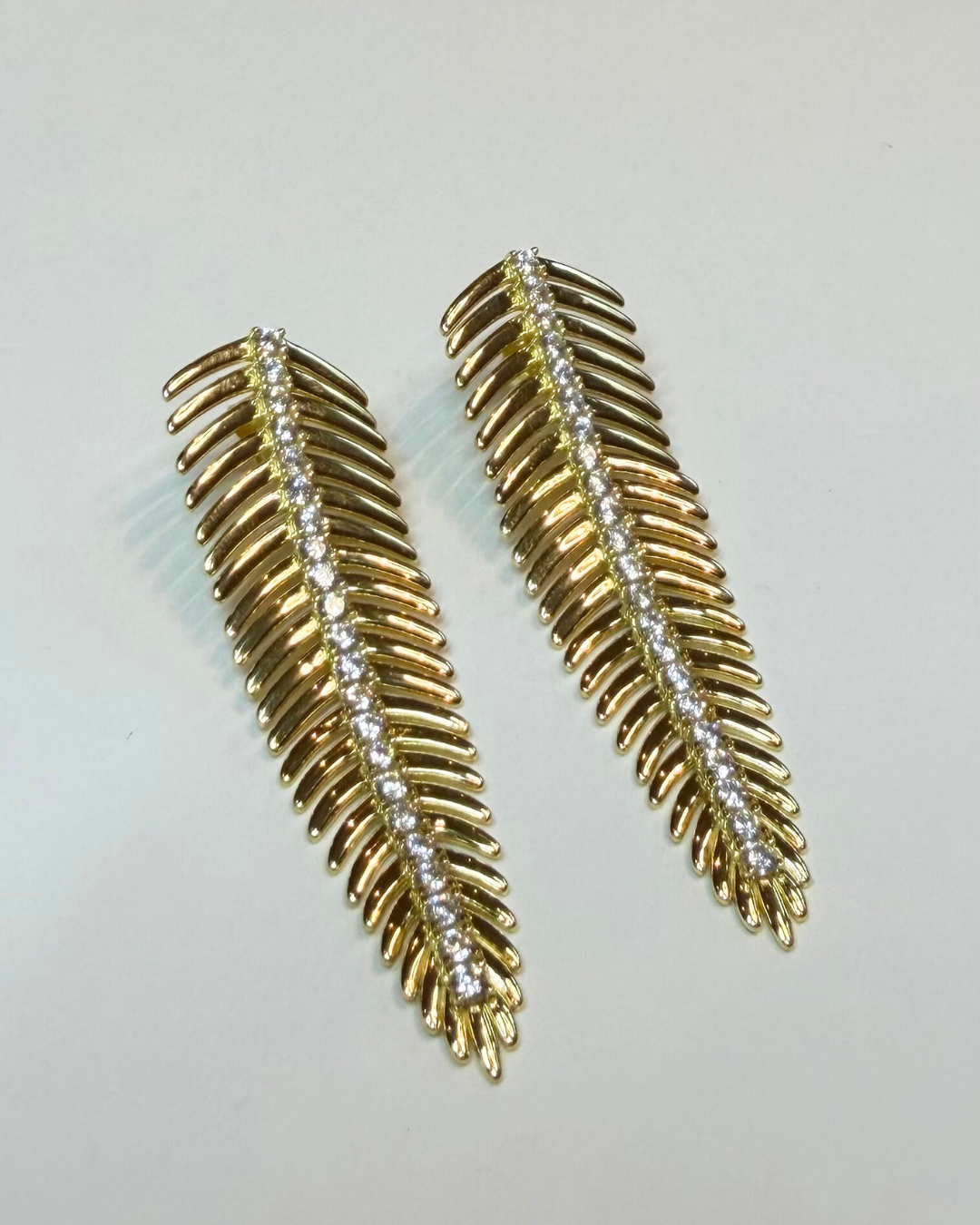 Axelle Delhaye - Boucles d'oreilles plumes