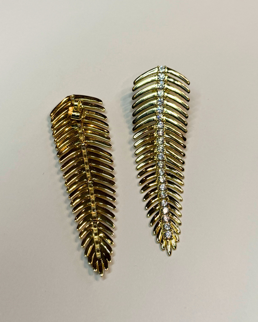 Axelle Delhaye - Boucles d'oreilles plumes