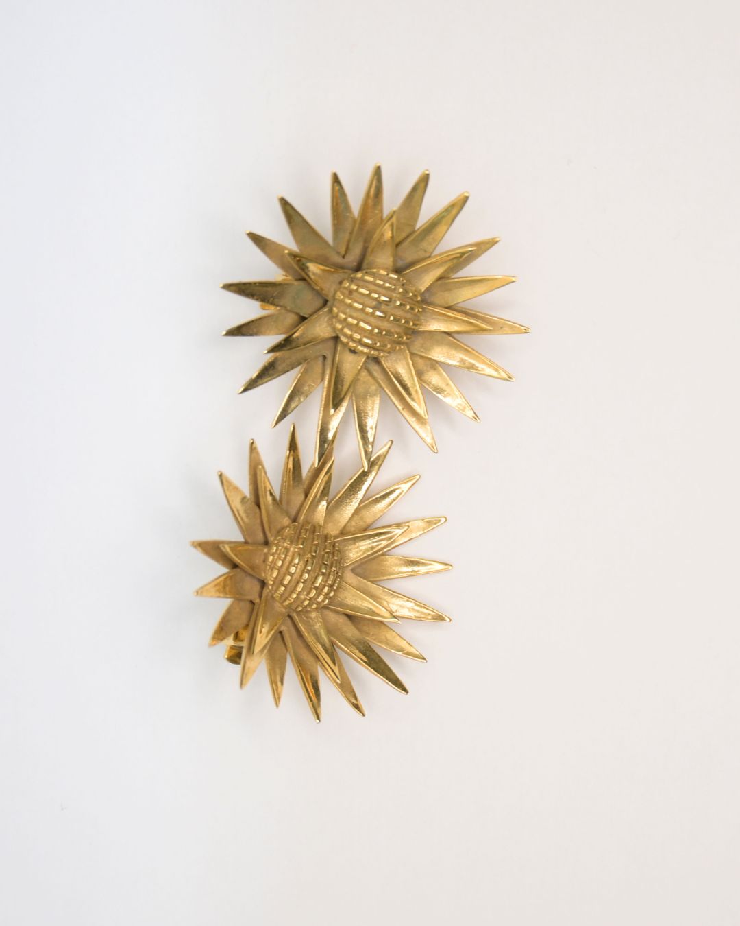 Caroline Du Chastel - Boucles d'oreilles Tournesol