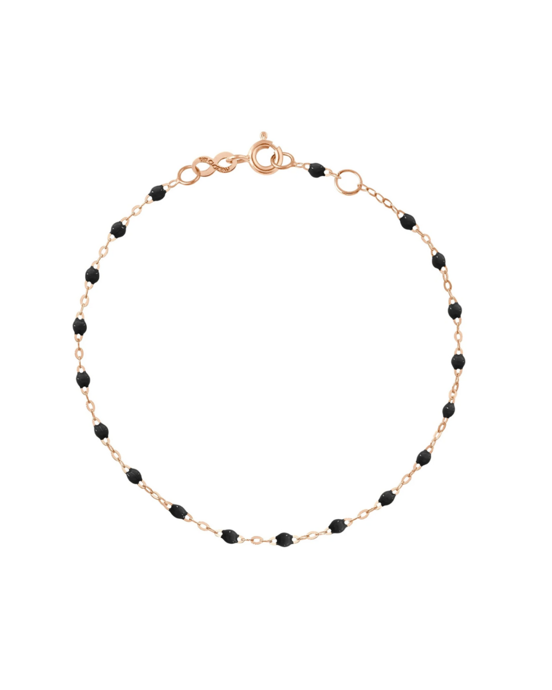 Bracelet noir Classique Gigi, 17 cm