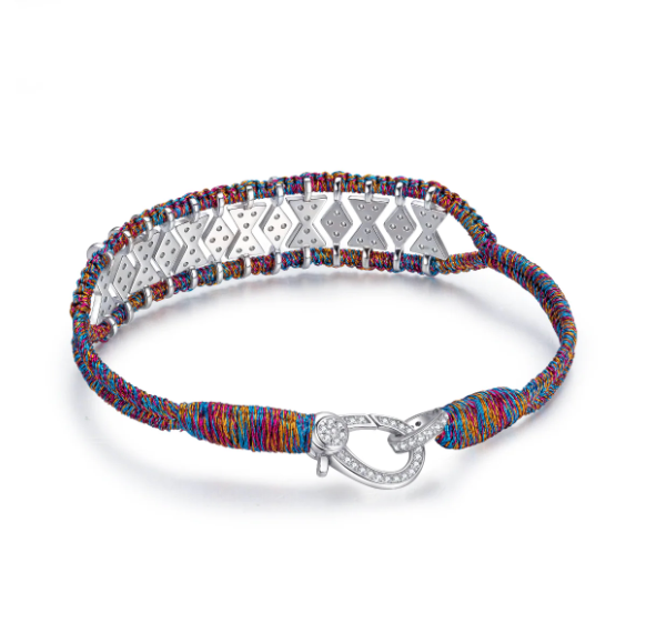Van Den Abeele - Bracelet Buzios violet shanti
