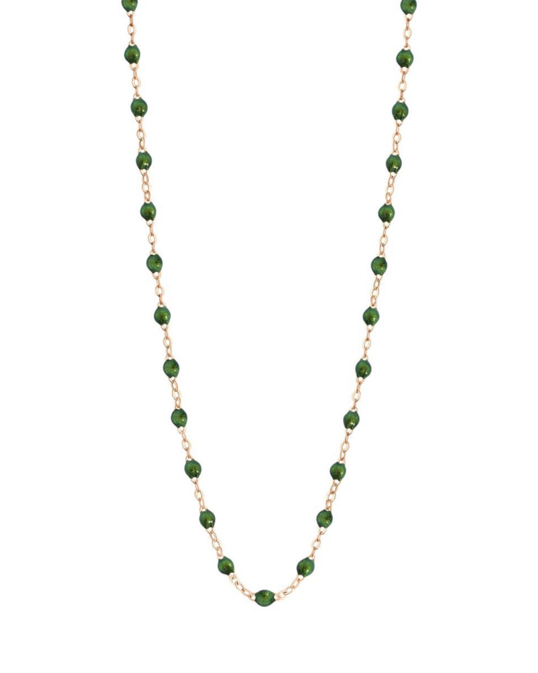 Collier Scarabée Classique Gigi, or jaune, 42 cm