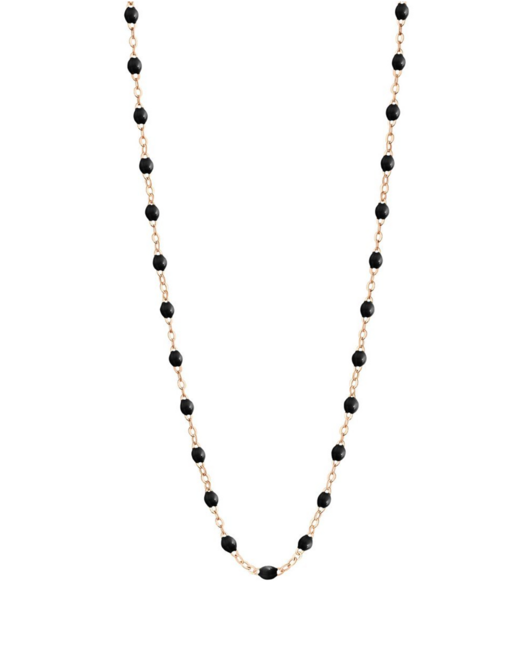 Collier noir Classique Gigi, 42 cm