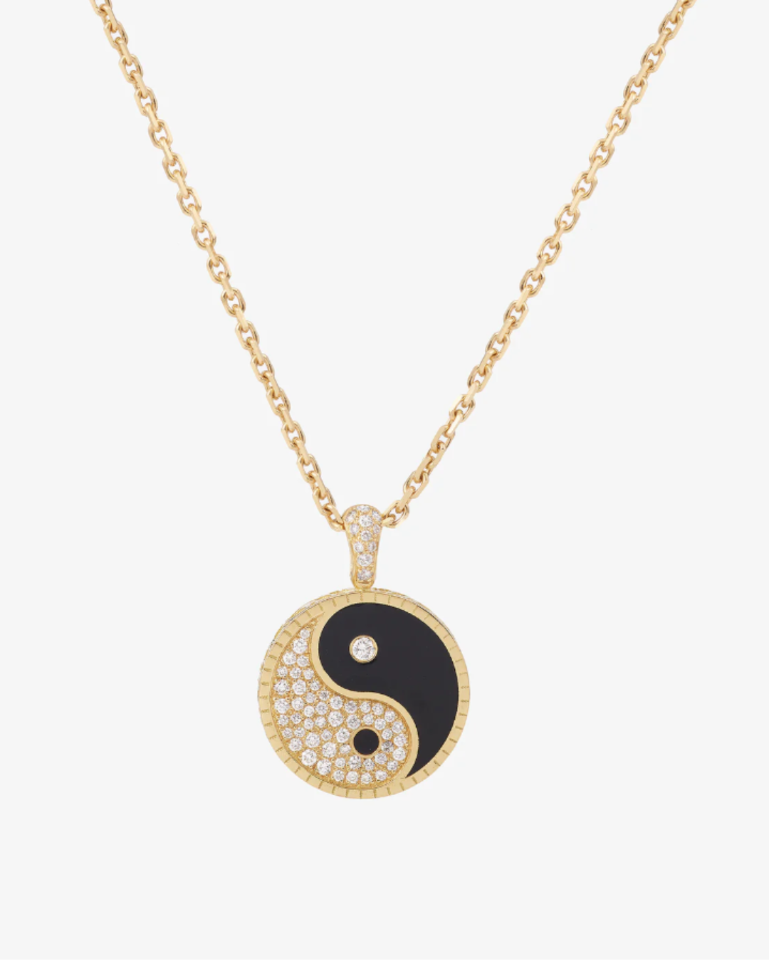 Mysteryjoy - Collier Yin Yang grand modèle