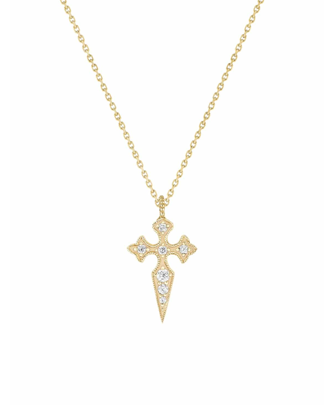Stone - Collier Blood Diamonds PETIT MODÈLE OR ET DIAMANTS