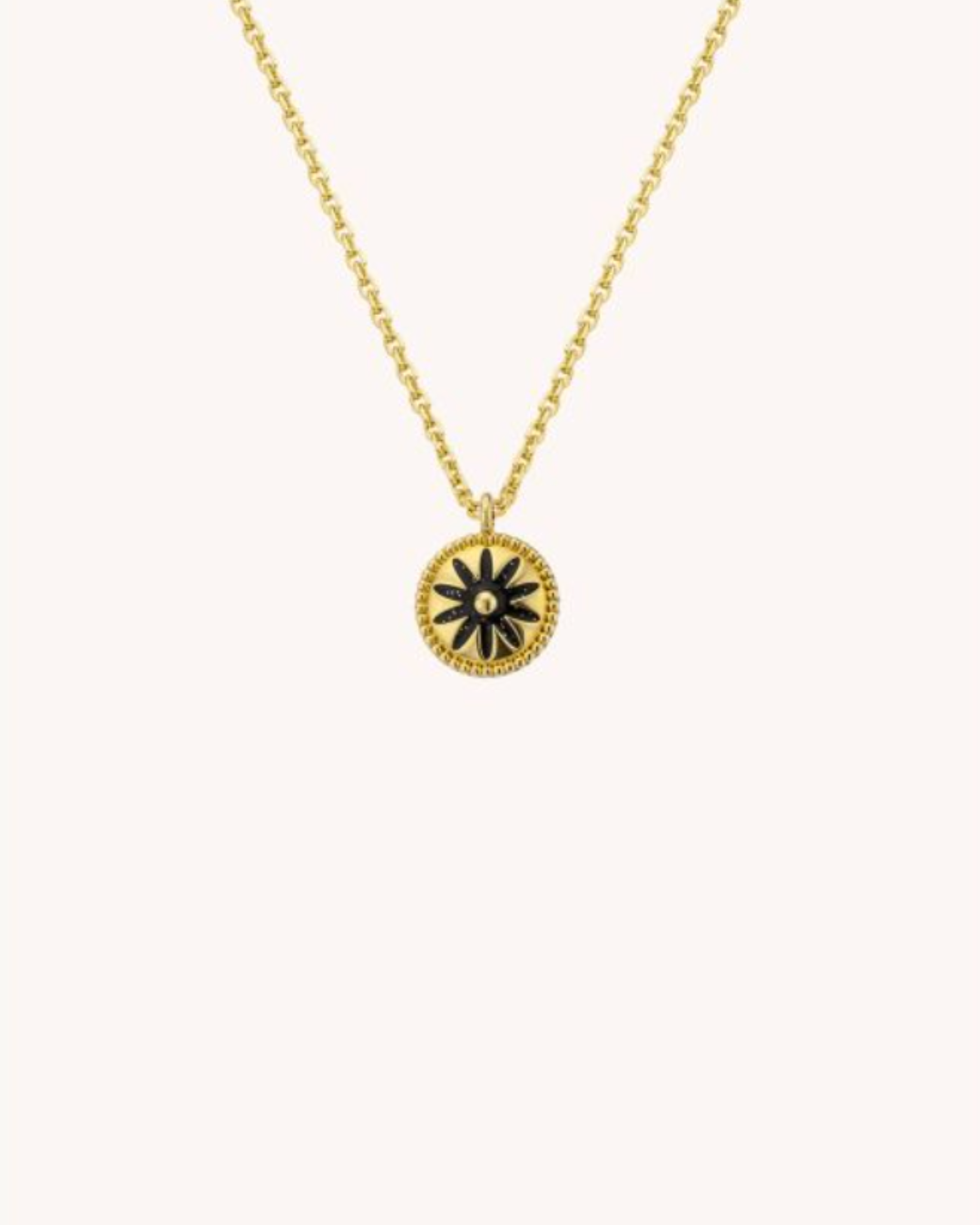 Mya Bay - COLLIER BLACK FLOWER