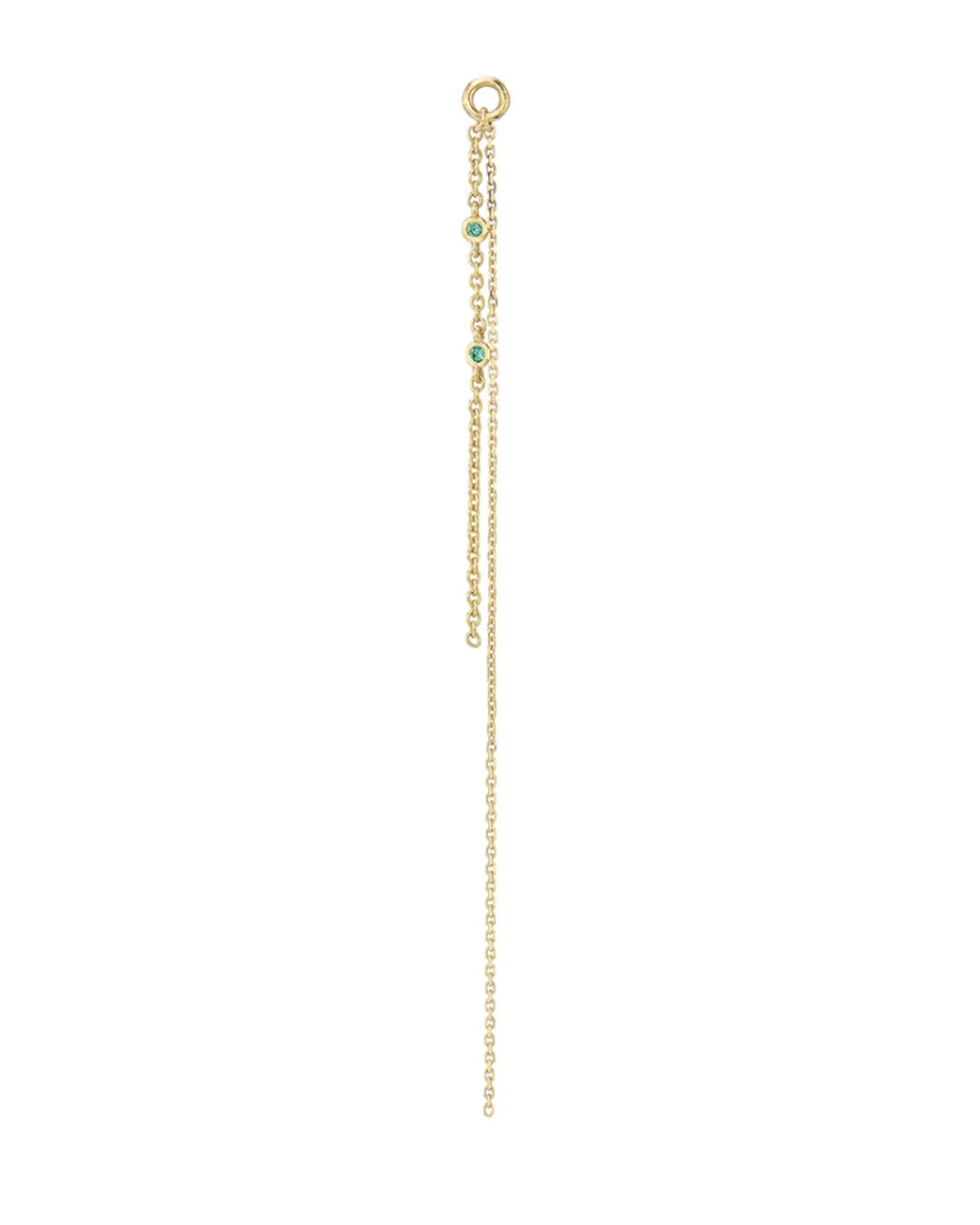 Métier - Layered Duo Gemstone Chain Plaque