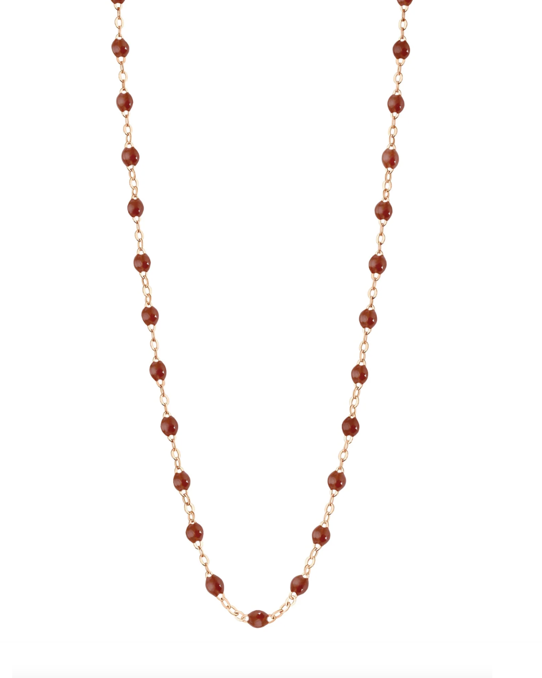 Gigi Clozeau - Collier moka Classique Gigi, or rose, 42 cm