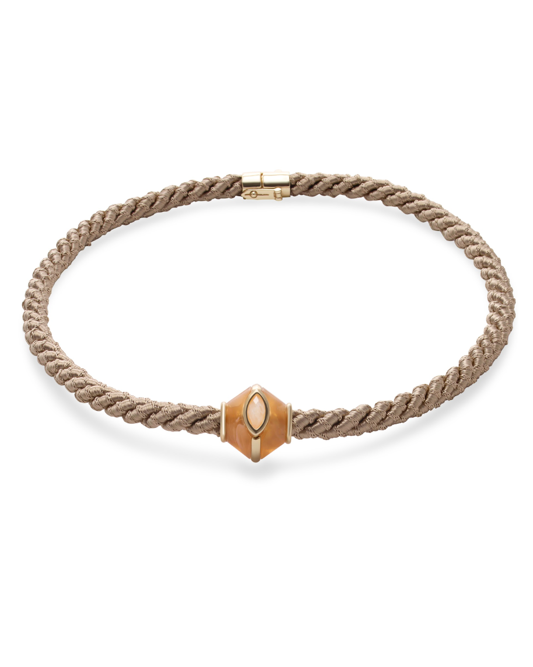 Eddie Borgo - Marquise inlaid honeycomb pendant