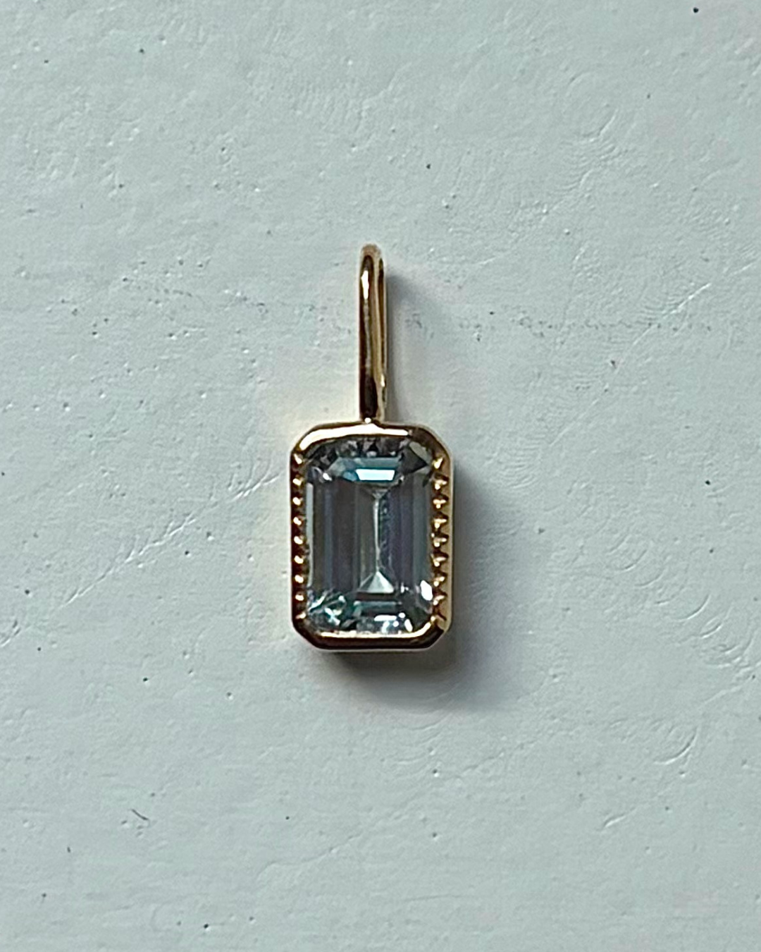 AXL - Pendentif topaze bleue