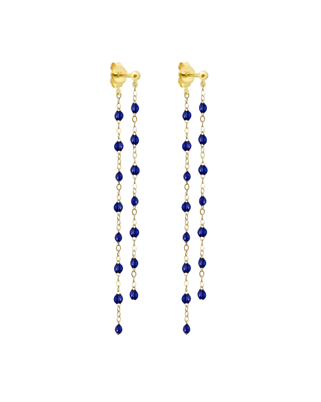 Gigi Clozeau - Boucles d'oreilles Dansantes Classique Gigi prusse, or jaune