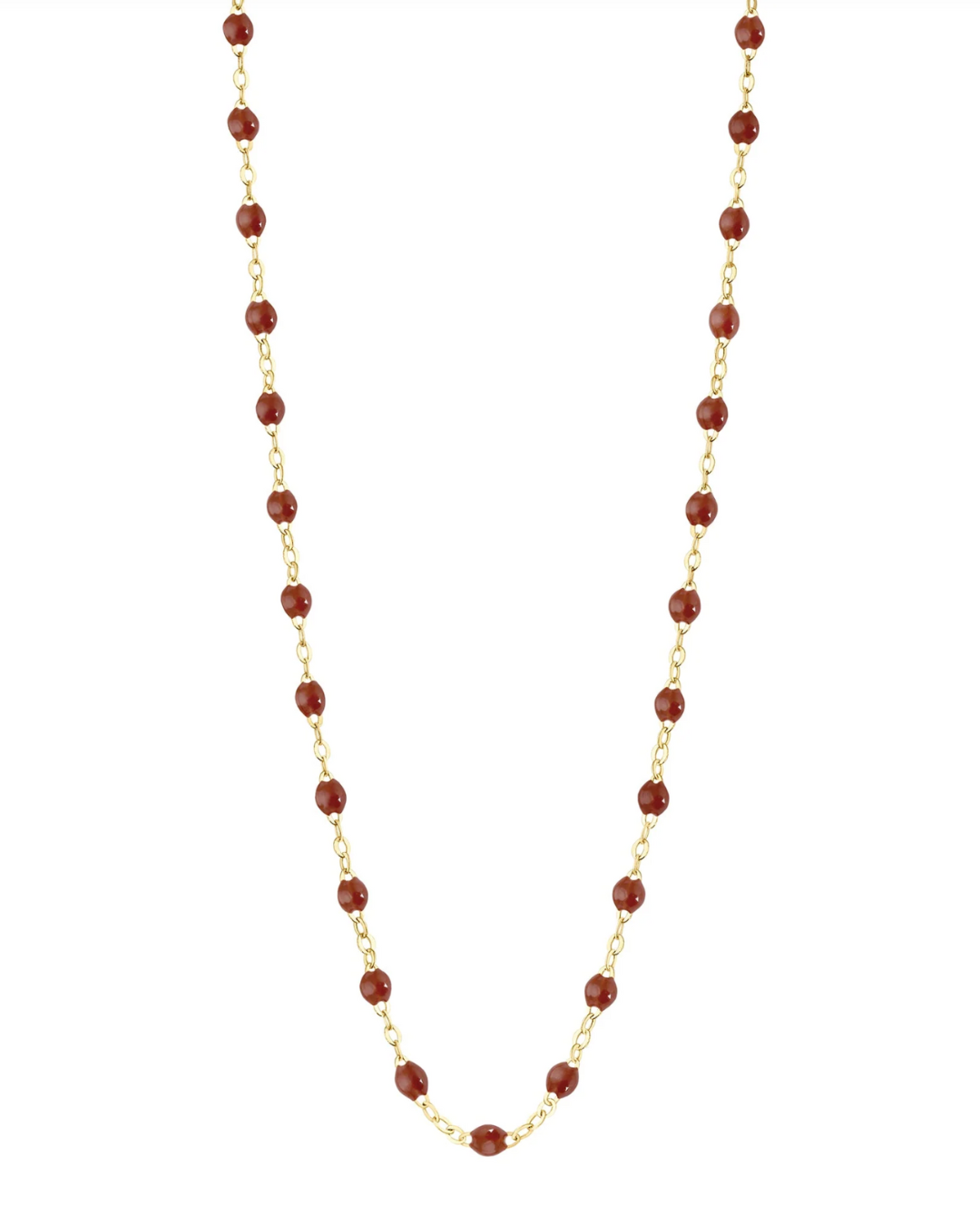 Gigi clozeau - Collier moka Classique Gigi, or jaune, 42 cm