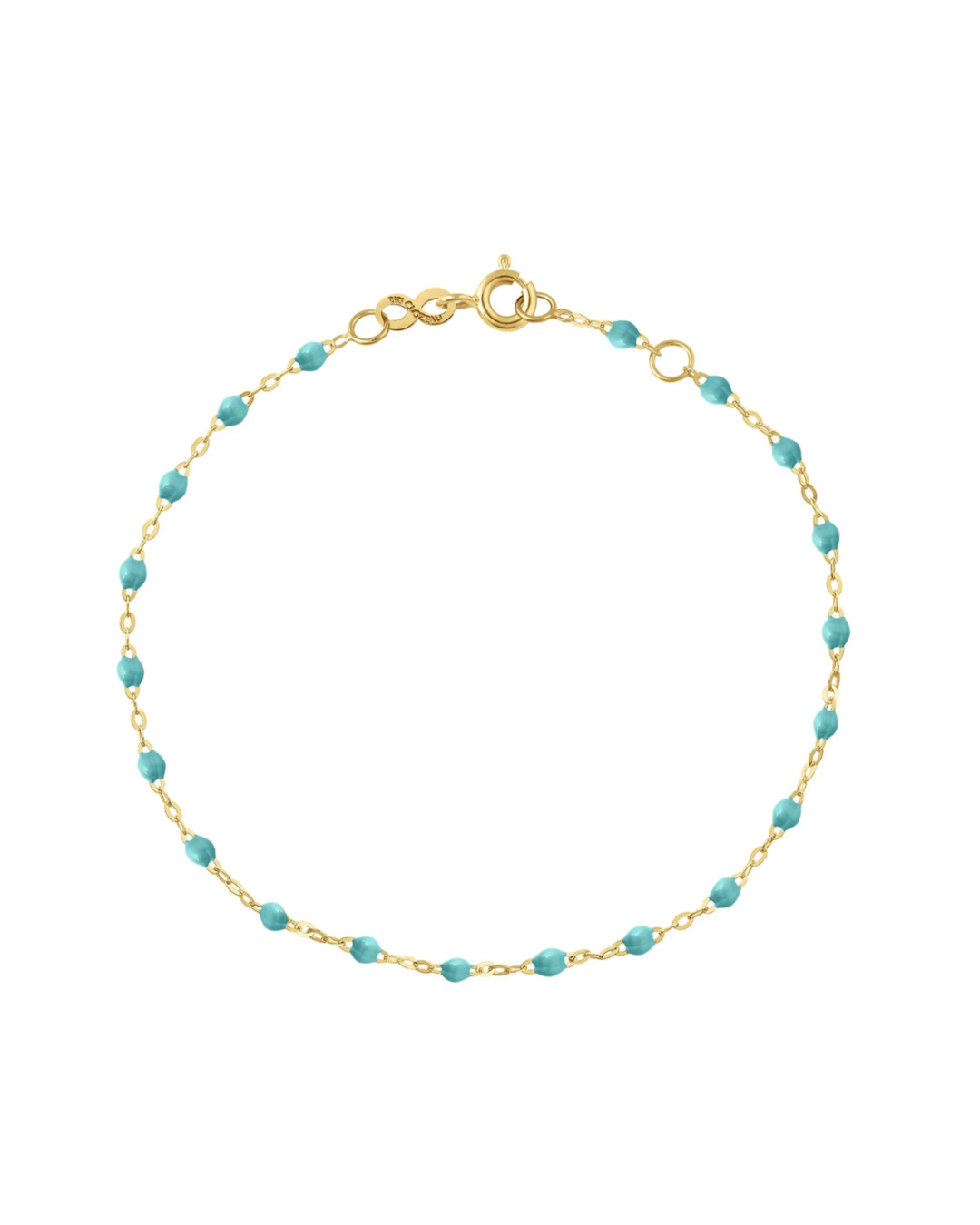 Bracelet turquoise vert Classique Gigi, 17 cm