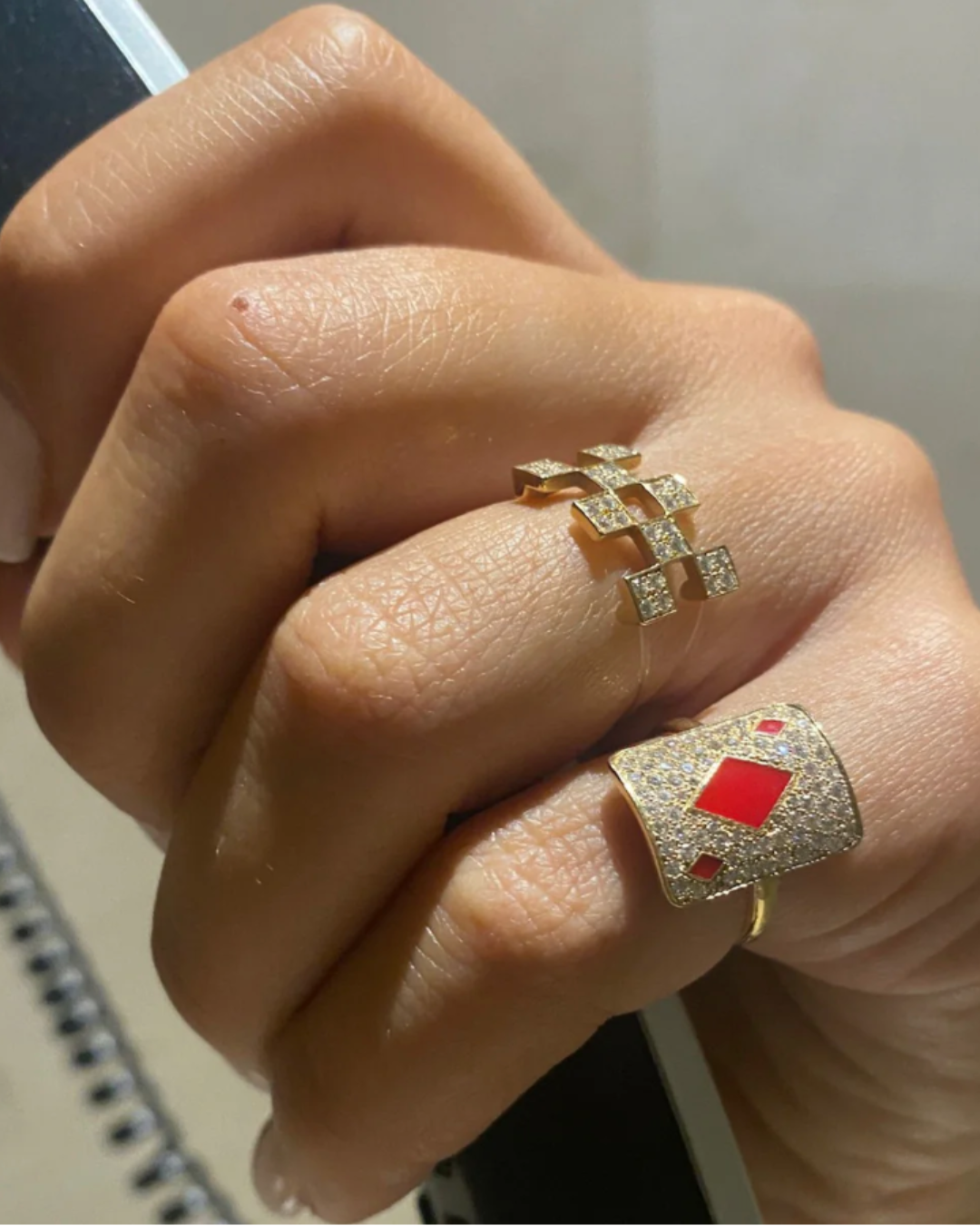 Mysteryjoy - Bague Pinkie Honneur Or Jaune
