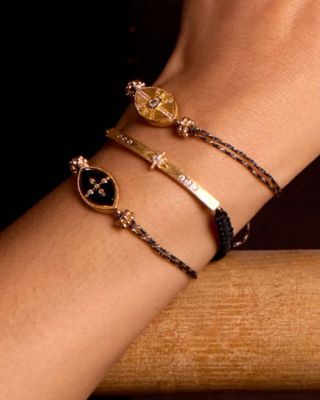 Mya bay - BRACELET BLACK CHENNAI IRIS