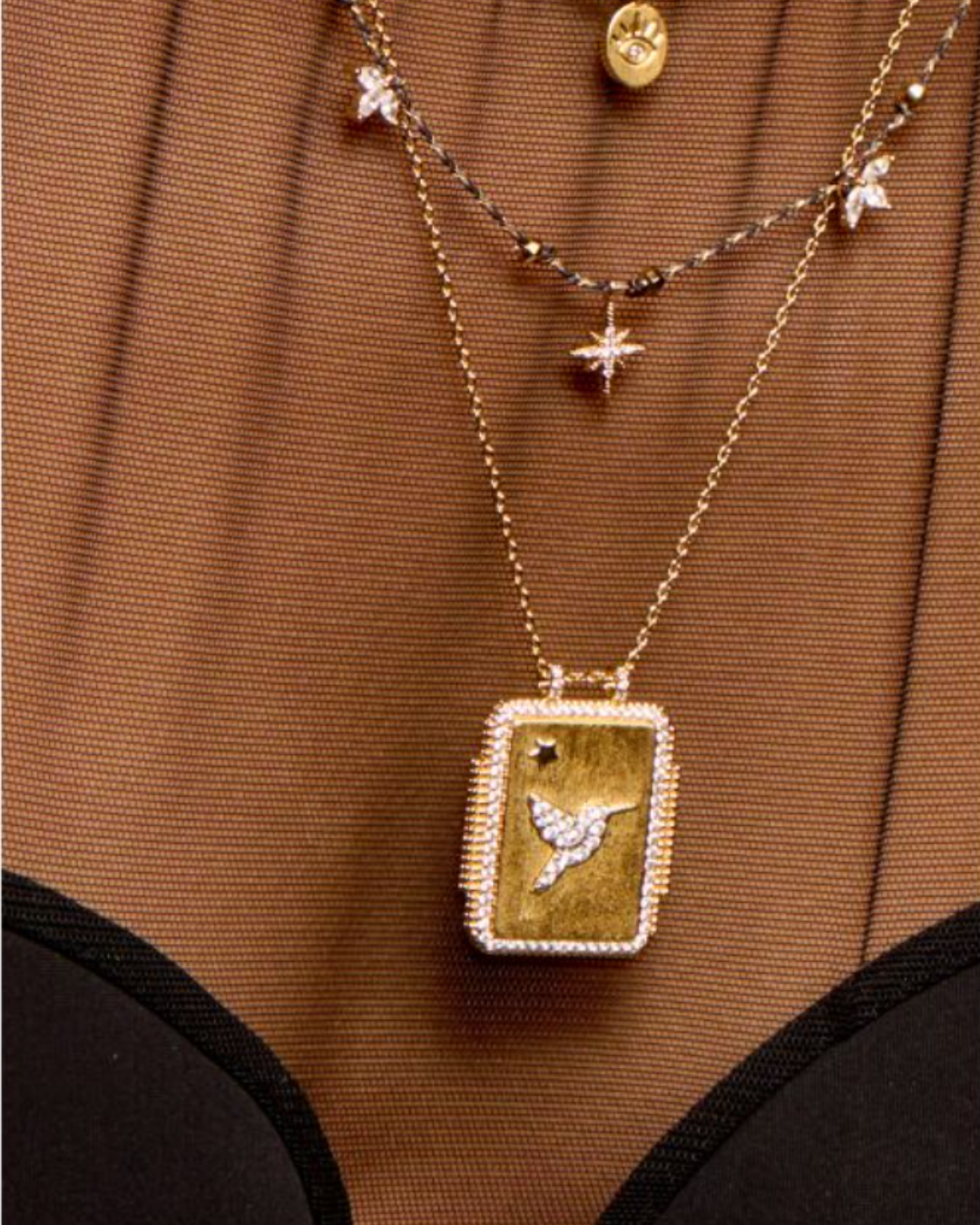Mya bay - COLLIER COLIBRI BOHEME