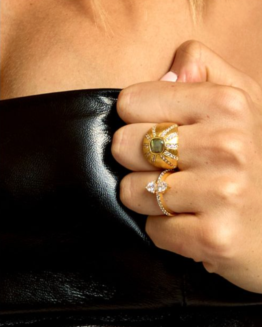 Mya Bay - BAGUE LABRADORITE CALIFORNIA