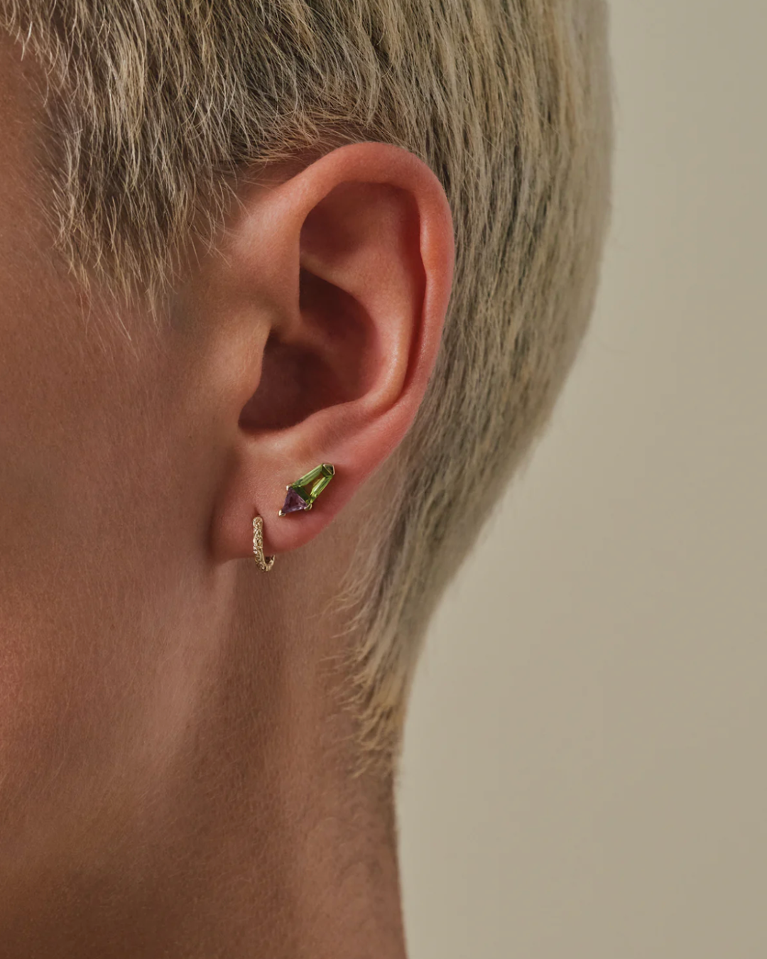 Métier - AZ Prism Gemstone Stud