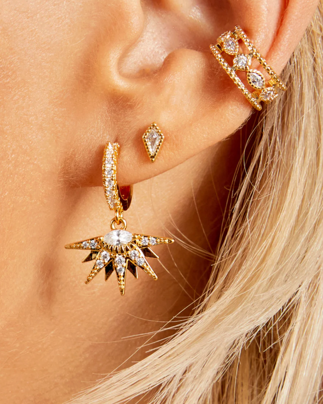 Mya bay - Boucles d'oreilles sunrise