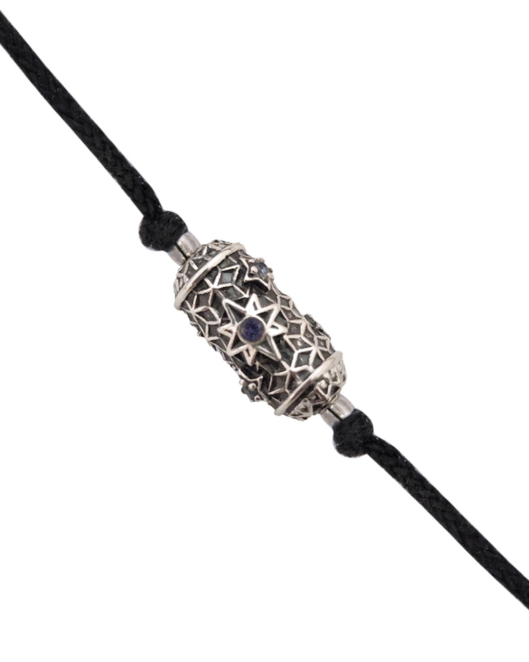 Dorothée Sausset- bracelet Rakhi My Universe Men- Fil Noir ARG