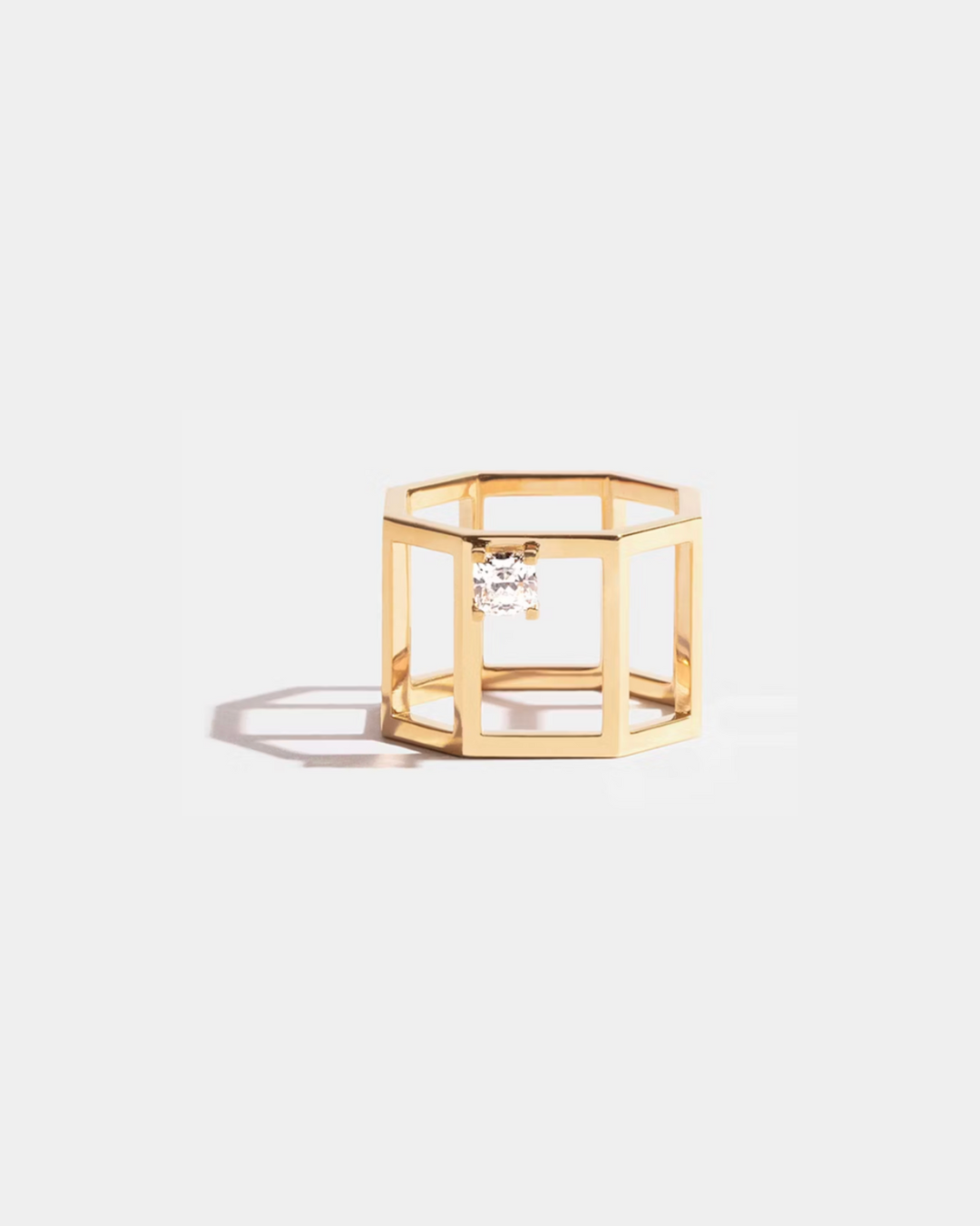 JEM - Bague Octogone Ajourée 0,35ct