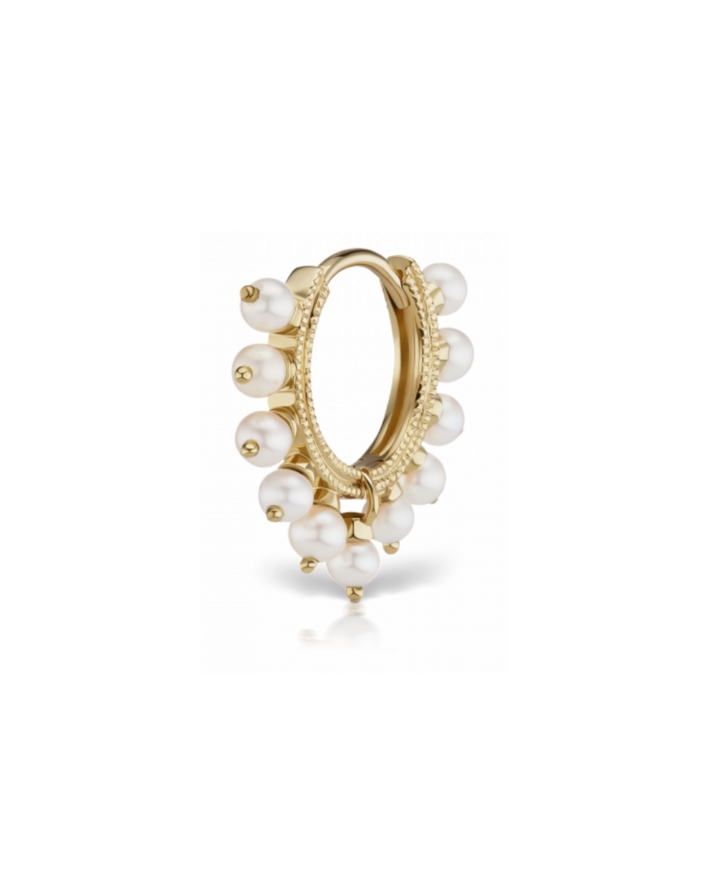 Maria Tash 8mm Pearl Coronet Ring