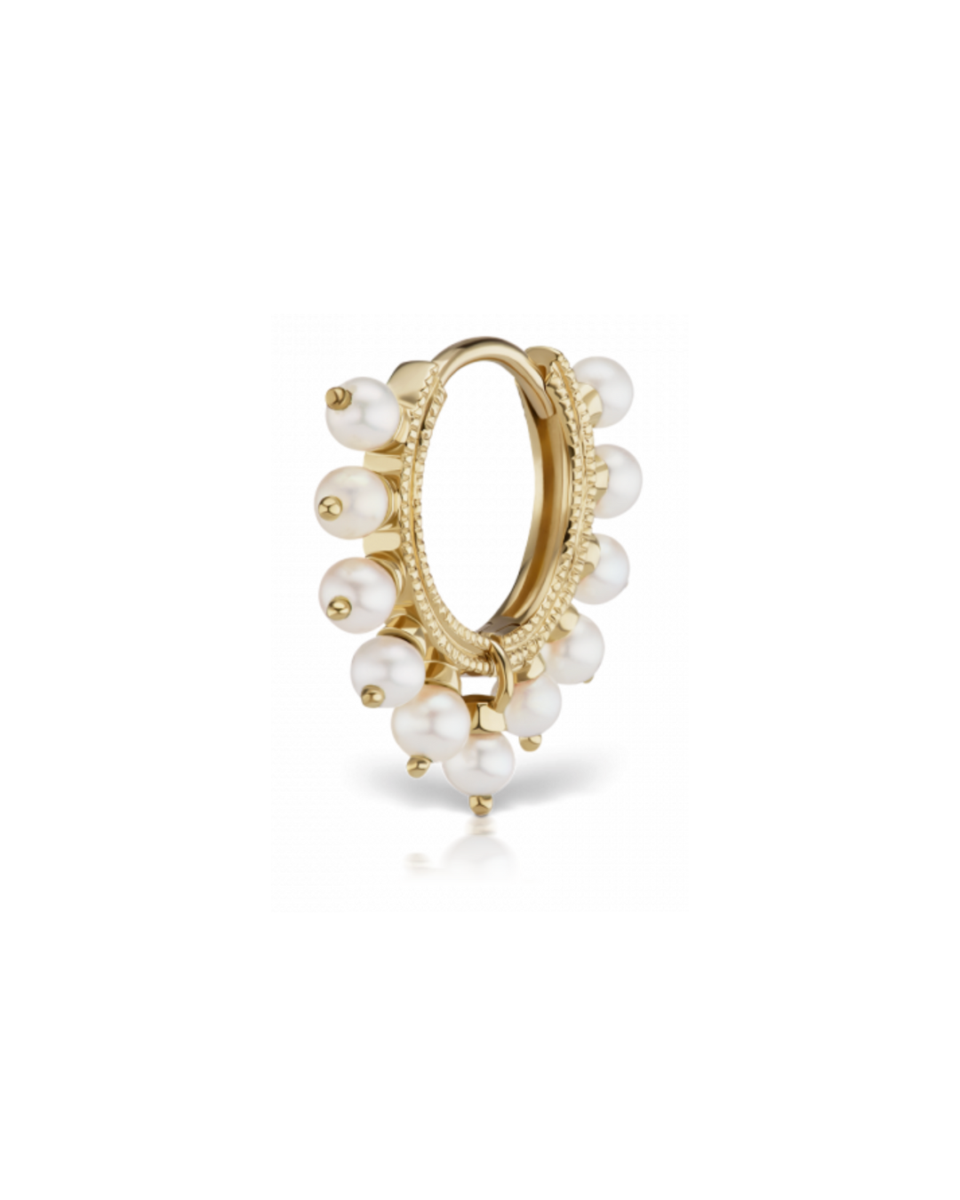 Maria Tash - 8mm Pearl Coronet Ring