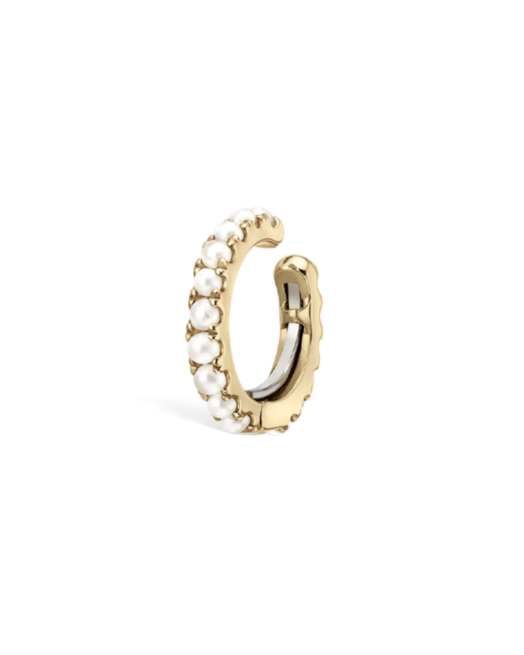 Maria Tash - 8mm Pearl Eternity Tash Cuff Earring