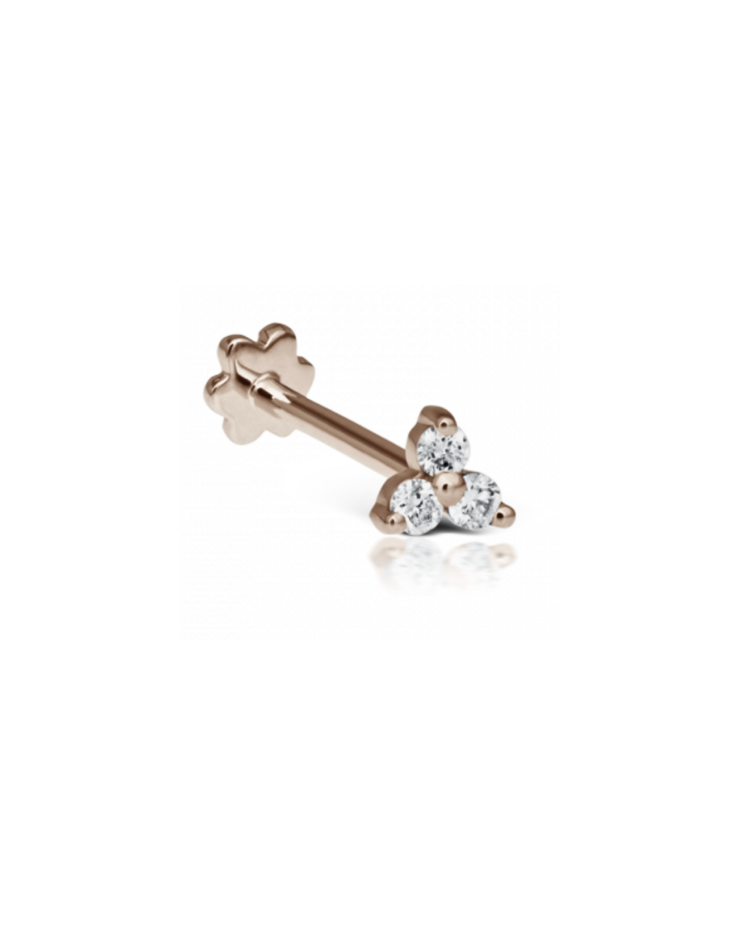 Maria Tash - Diamond Trinity Threaded Stud