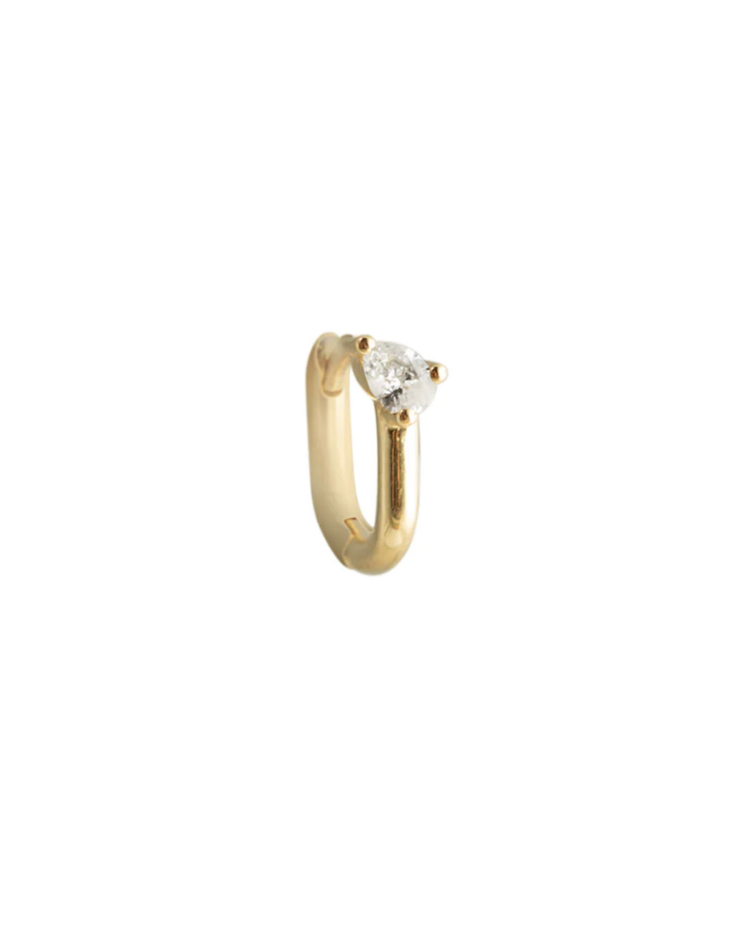 Métier - Diamond Date Pear Cut Diamond Huggie