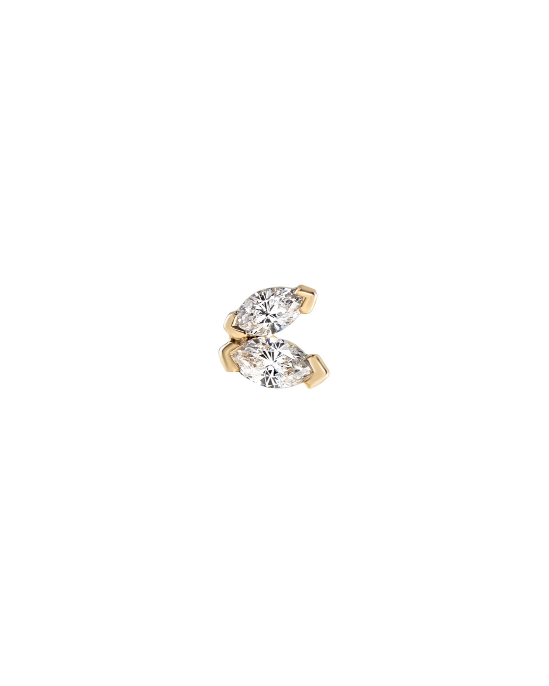 Métier - Fleurescent Marquise Diamond Stud