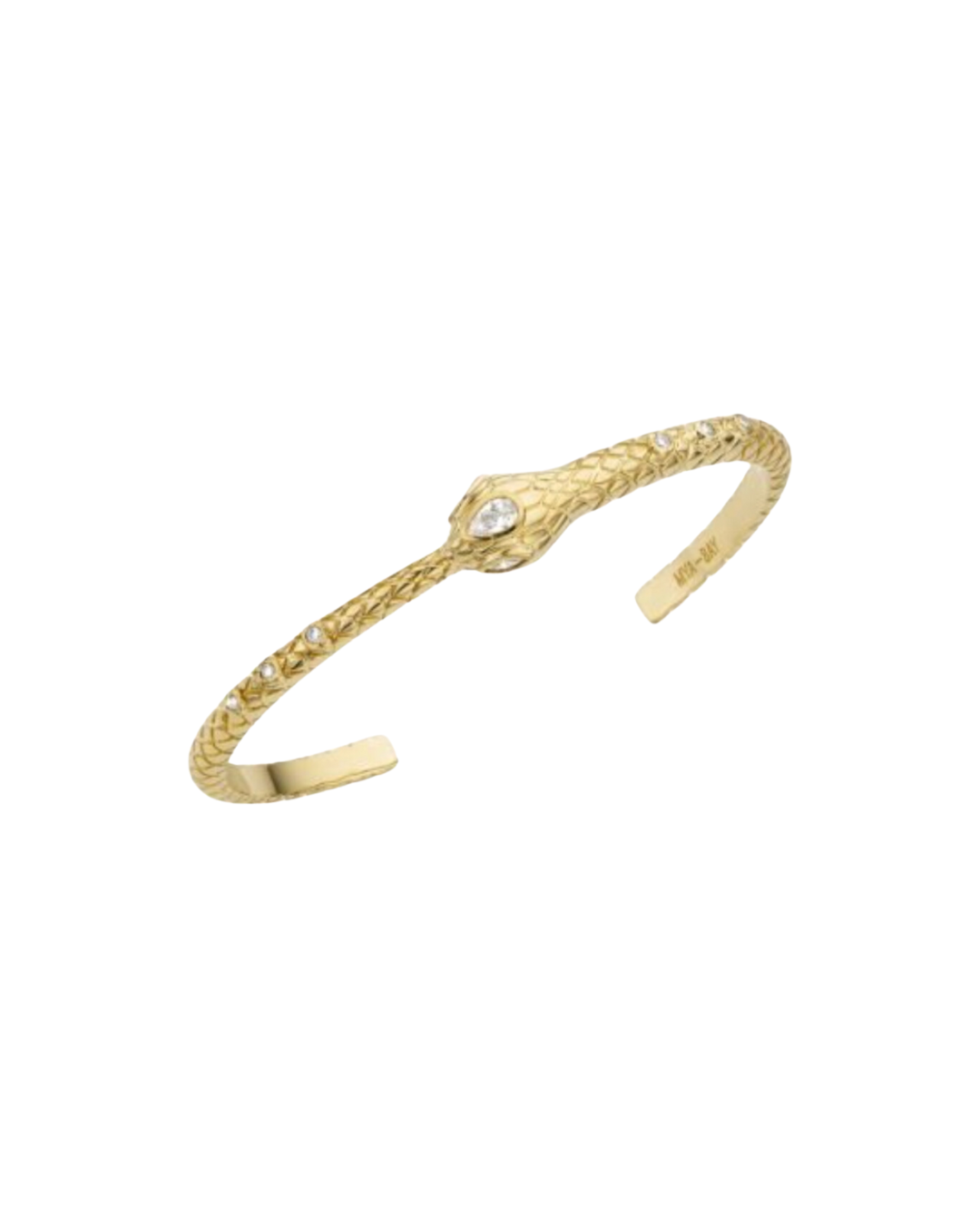 Myabay - Bracelet White Snake