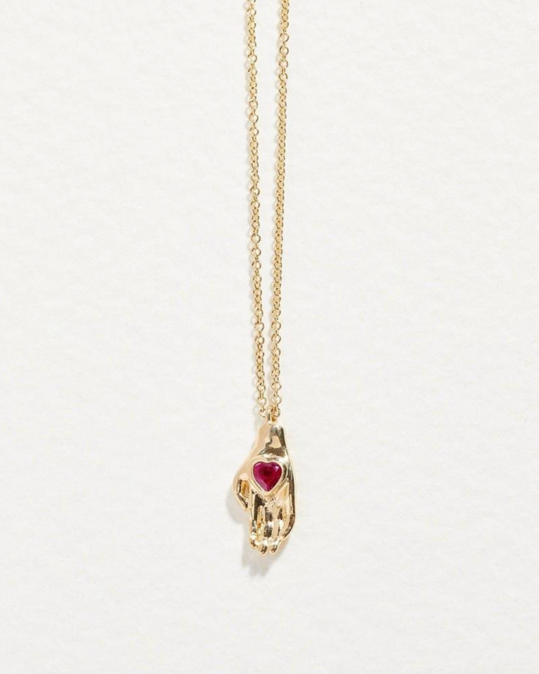 Pamela Love - Heart in Hand Pendant