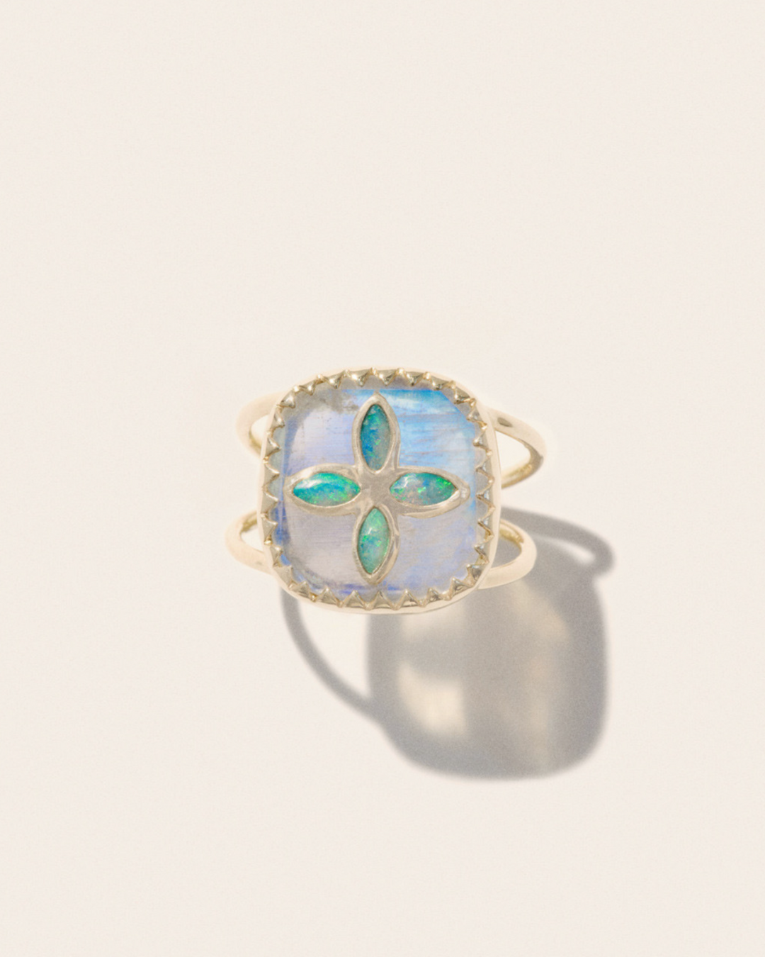 Pascale Monvoisin - BOWIE N°2 Bague moonstone opale