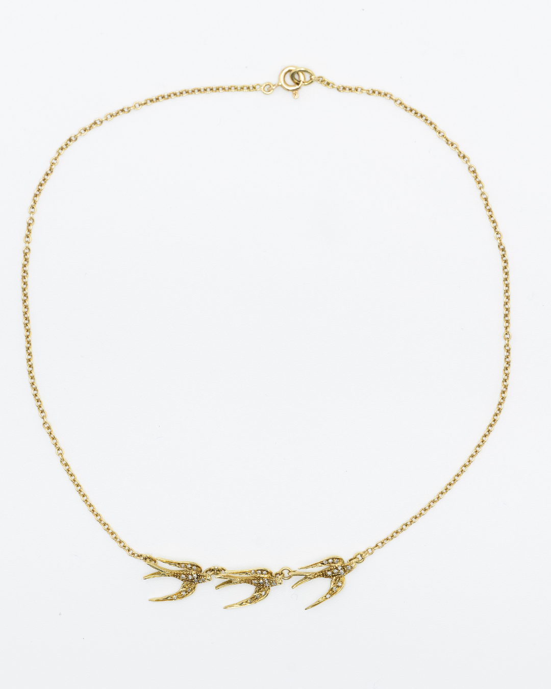 Axelle Delhaye - 3 swallows necklace