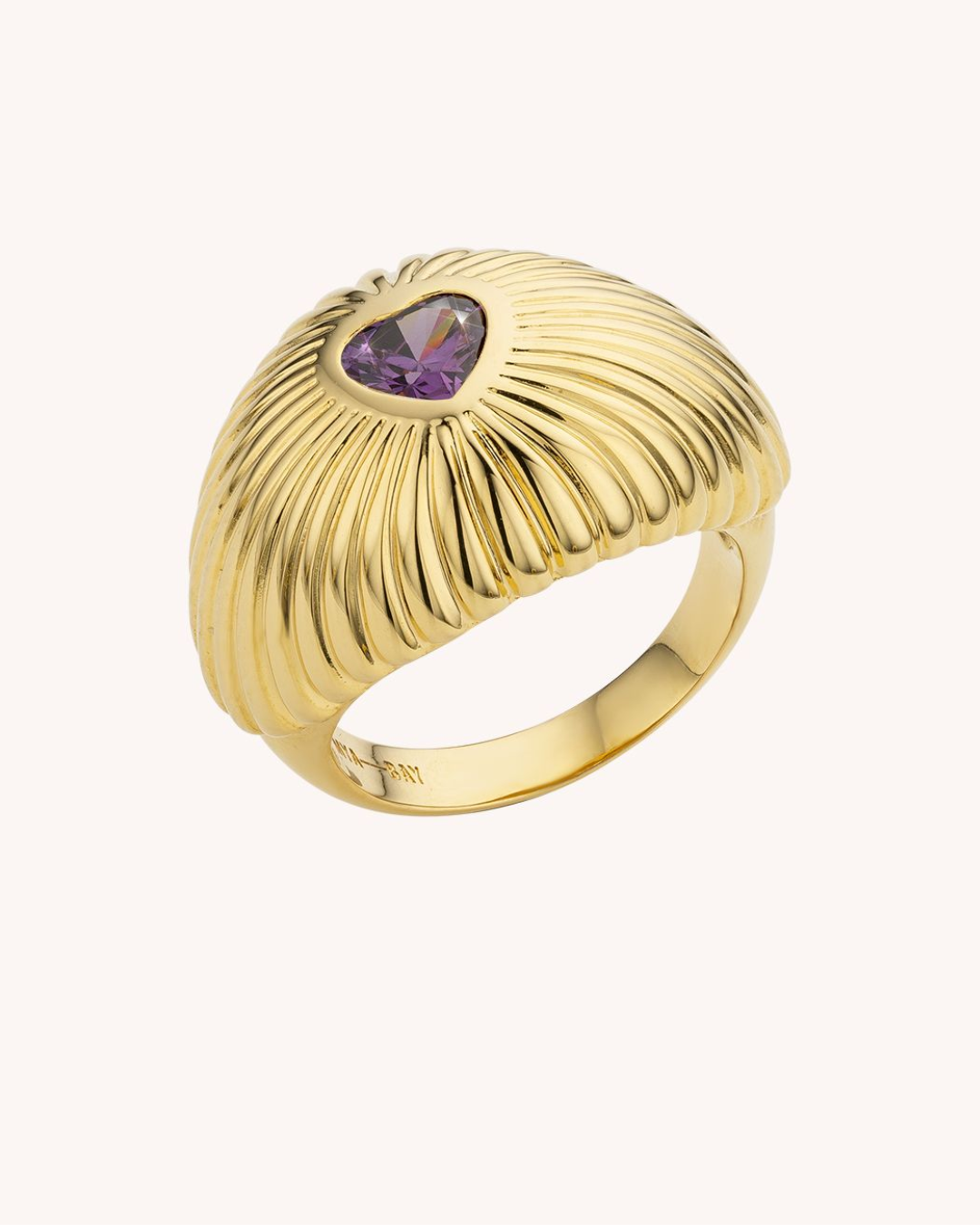 Mya Bay- Bague Purple Stone Samantha