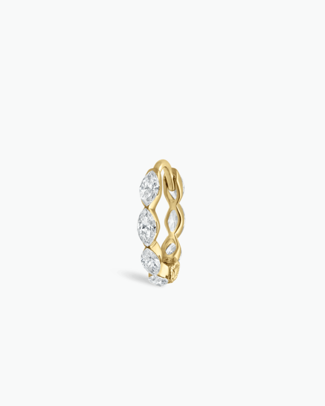 Maria Tash - Invisible Set Diamond Marquise Eternity Hoop Earring