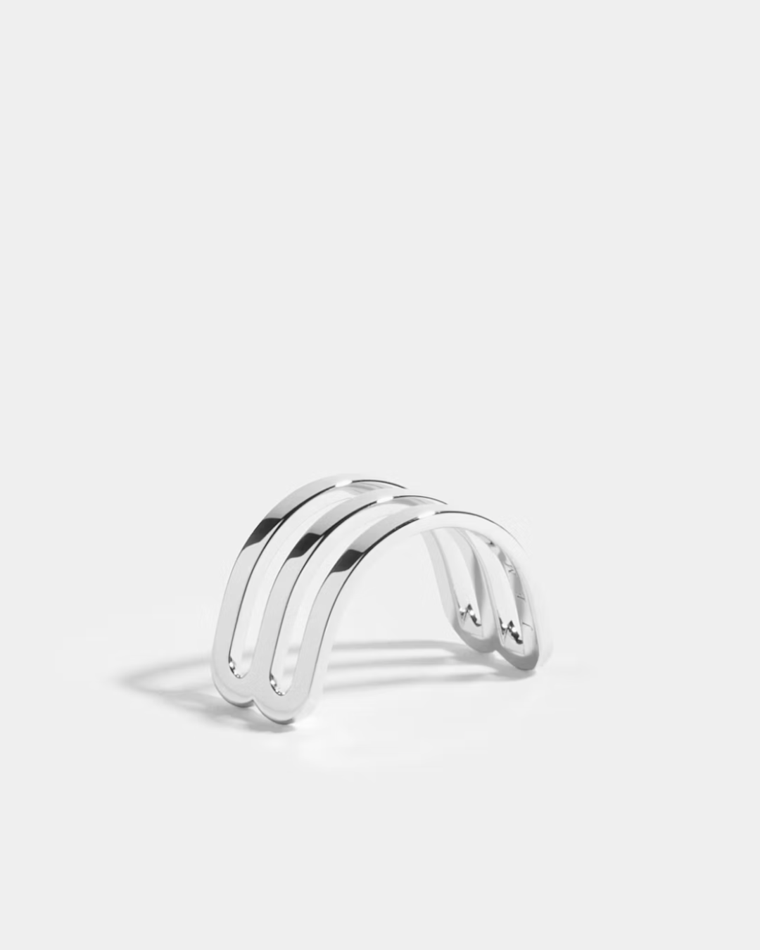 JEM - Demi-bague Double Étreintes