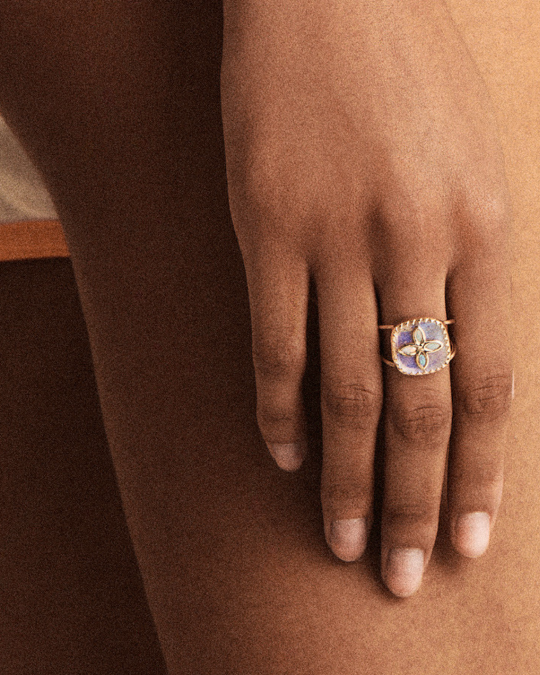 Pascale Monvoisin - BOWIE N°2 Bague moonstone opale
