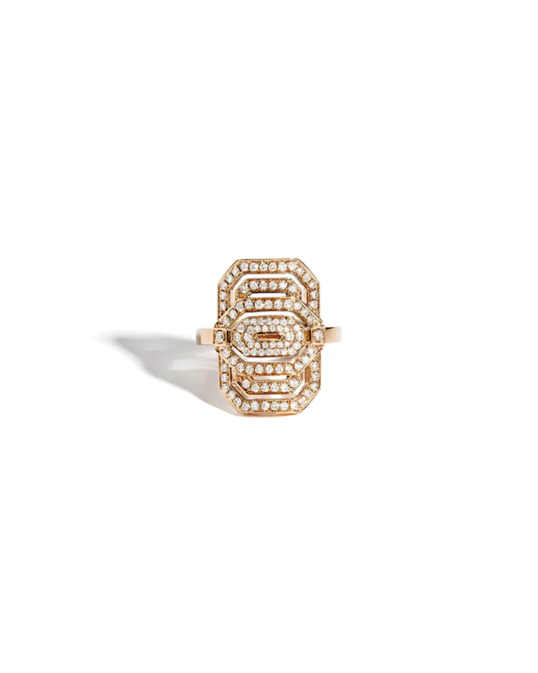 Statement - Bague Mini My Way Diamants Or rose