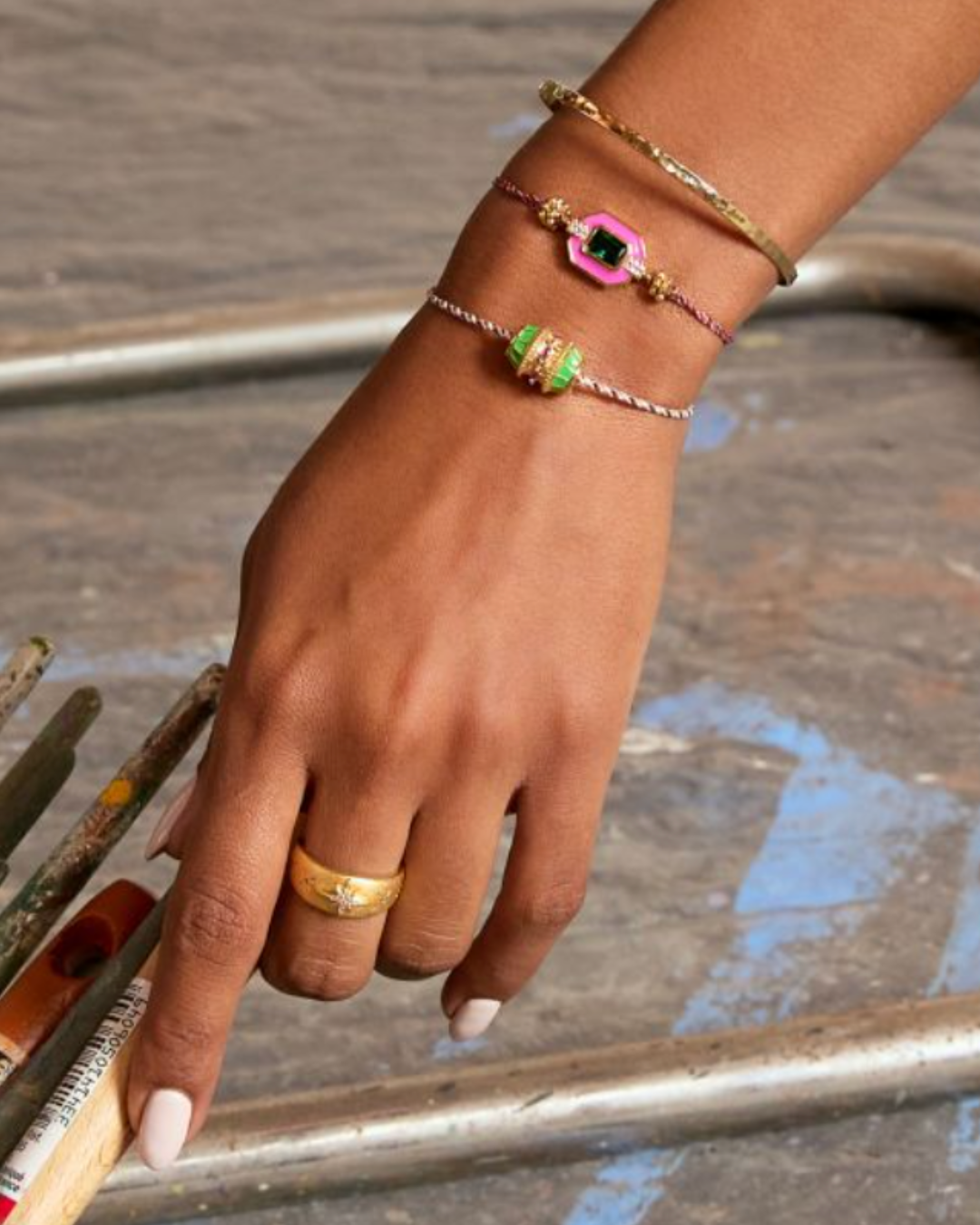 Mya bay - Bague Diwali Cuff