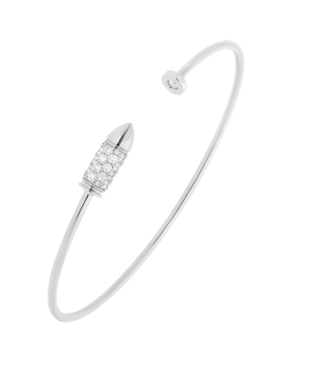 Mini Bang Bang diamonds flex bracelet White gold